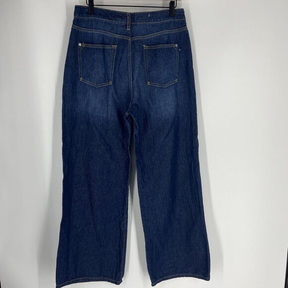Anthropologie Pilcro Jeans Size 31 Womens The Annie Wide Leg Soft High Rise - Picture 4 of 9